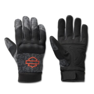 Men's Dyna Knit Mesh Gloves - Camo - Blackened Pearl