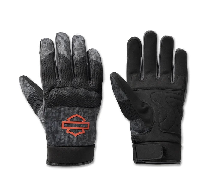 Men's Dyna Knit Mesh Gloves - Camo - Blackened Pearl - Image 2