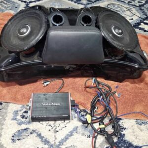 Harley-Davidson razor tour pack with speakers/amp