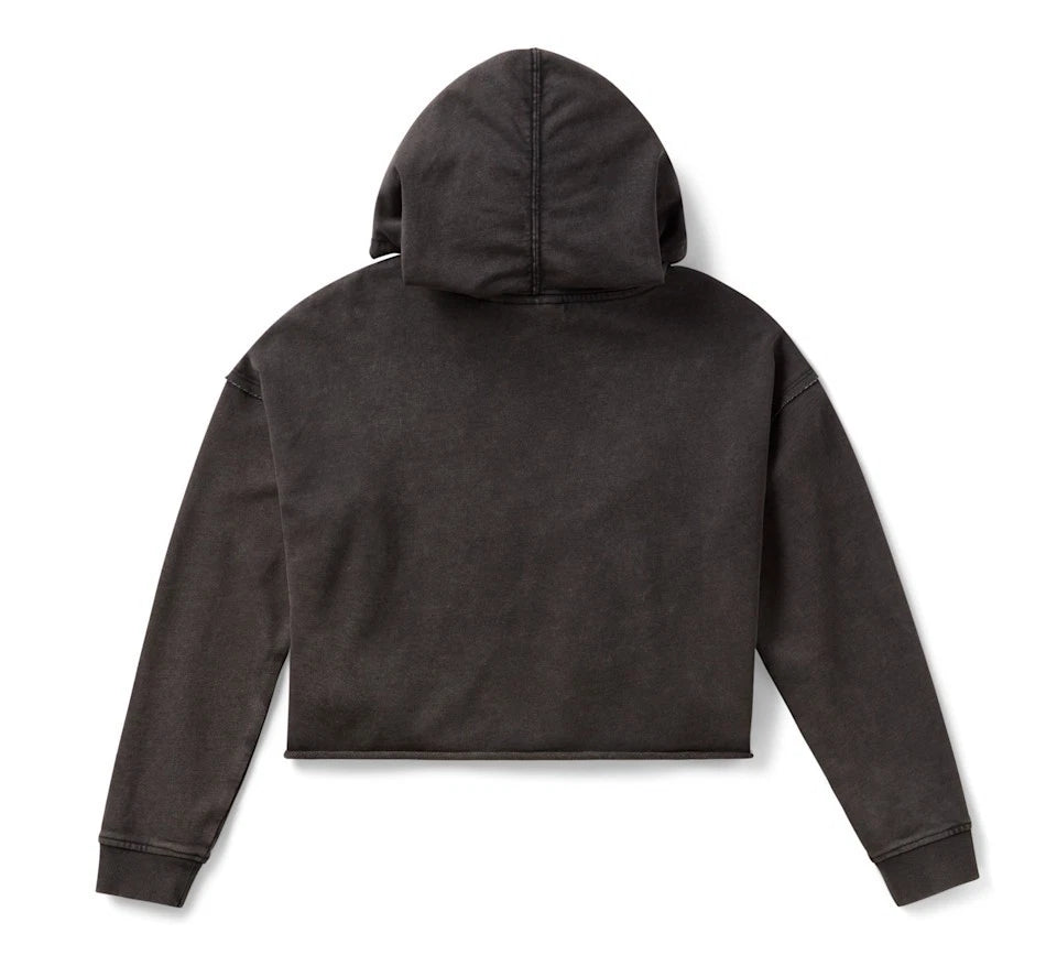 Women's Neon Eagle Cropped Pullover Hoodie - Image 2